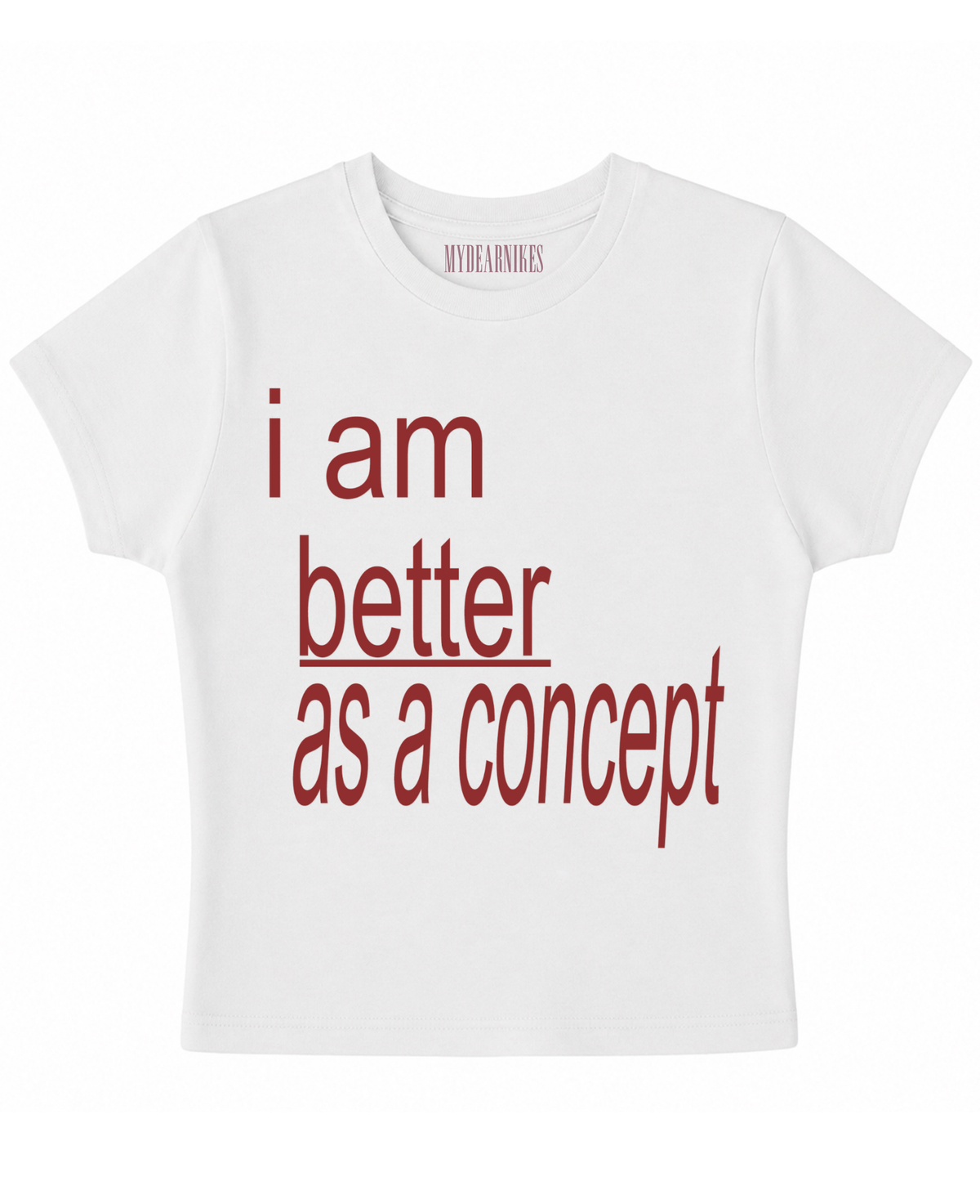 I am better as a concept