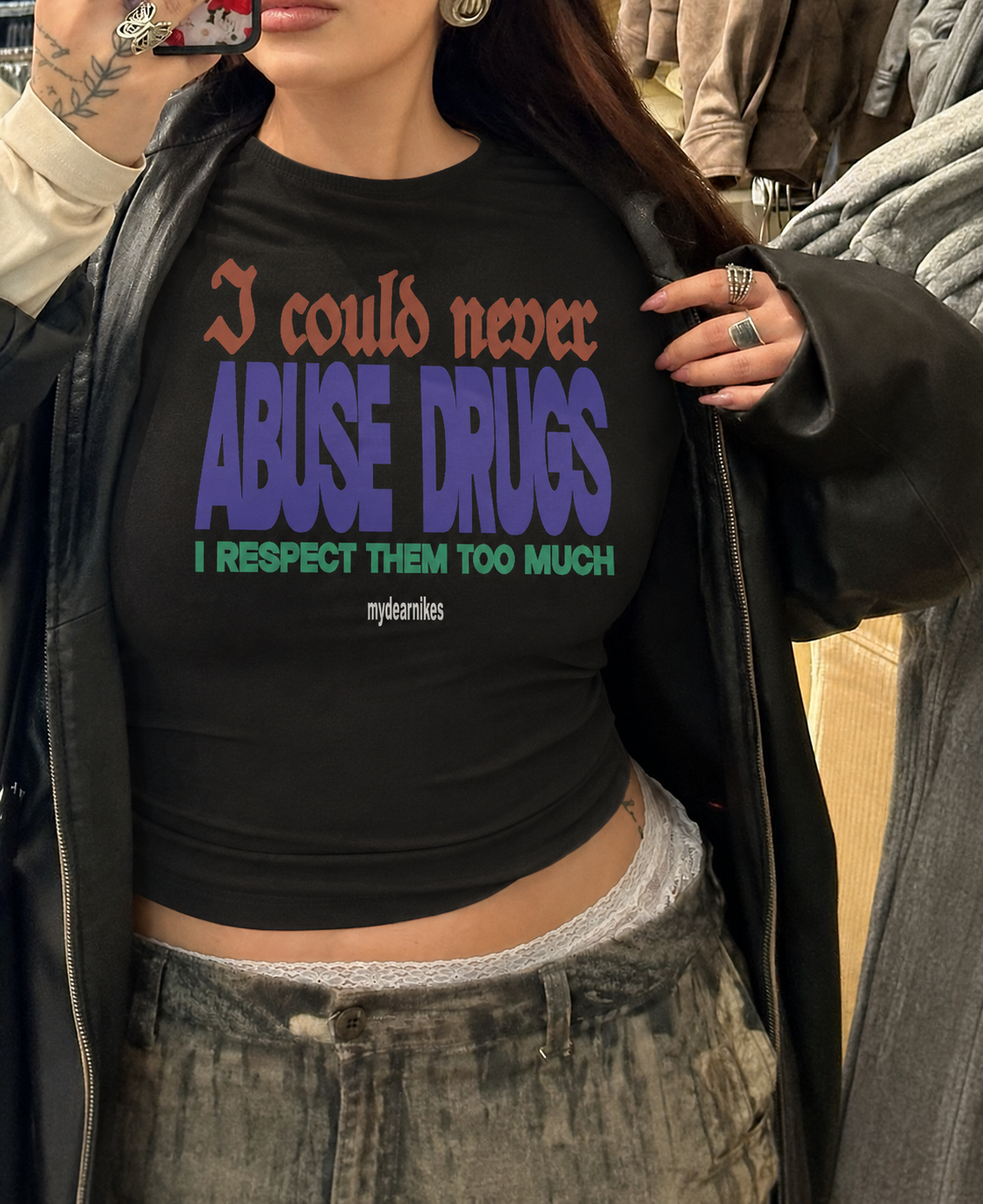 I could never abuse drugs