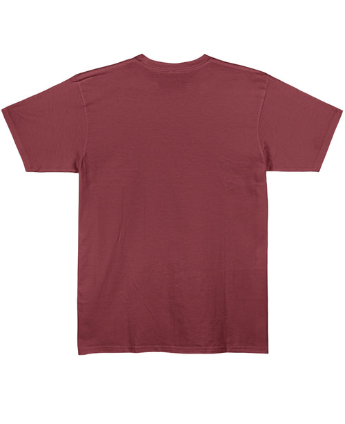 Maroon Regular Fit T-shirt Back Design