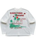 Off-white waffle knit oversized full-sleeve Front Design