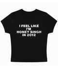 Black Baby Tee Front Design