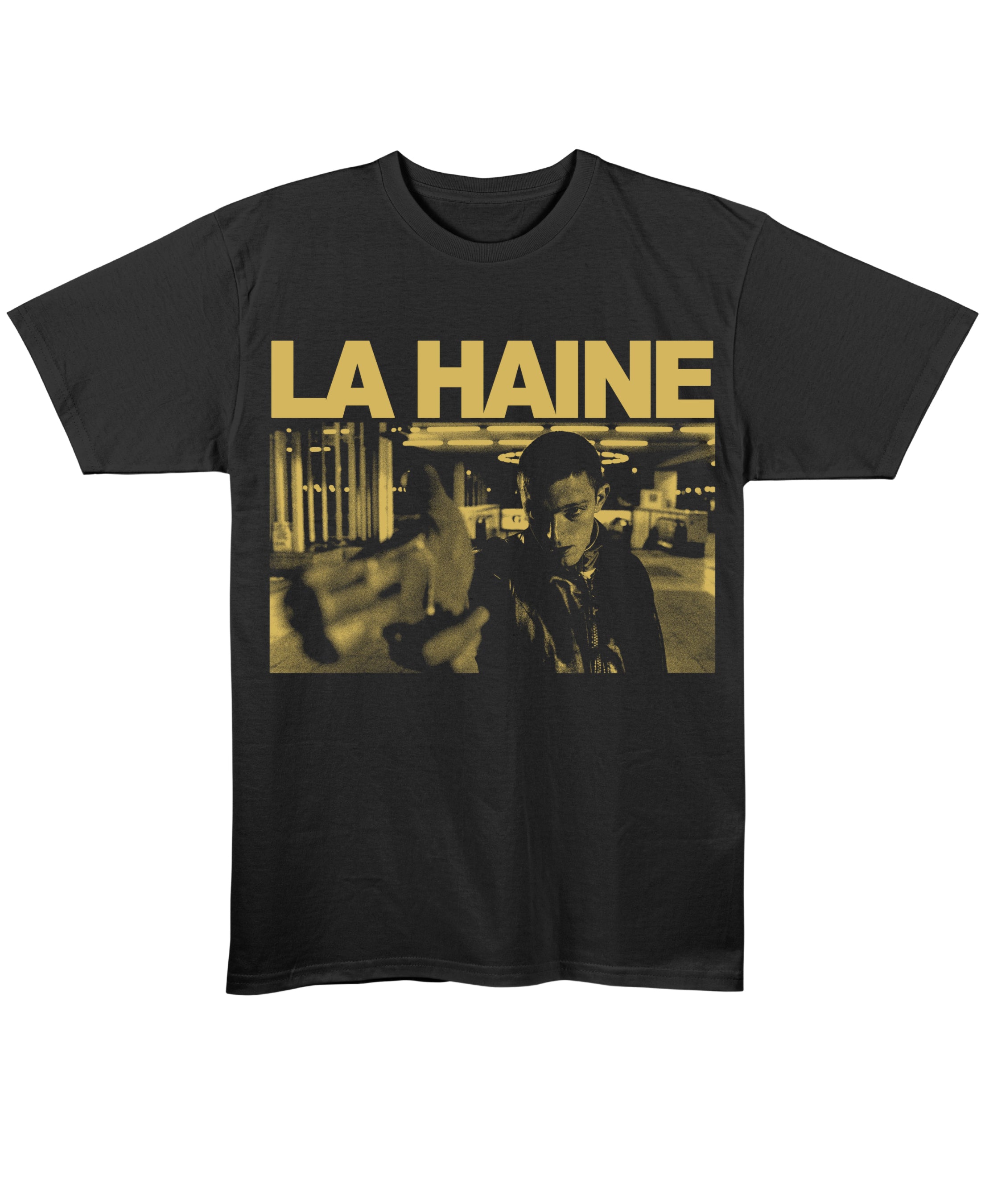Black Regular Fit T-shirt Front Design