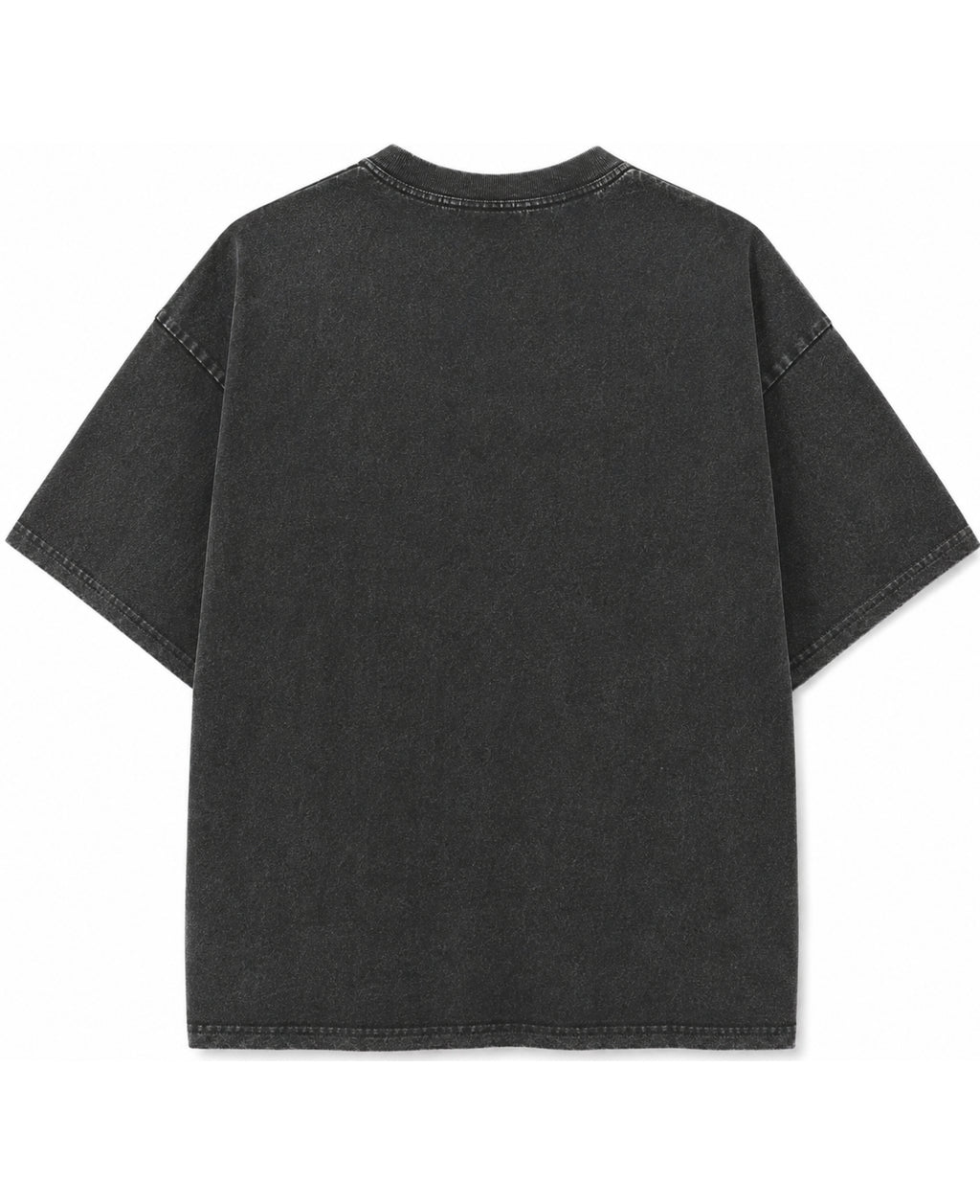 Vintage Fade Wash Oversized T-shirt Back Design
