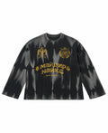 Hammer Wash Waffle Oversized Full-Sleeve Front Design