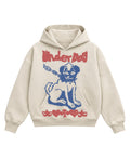 Cream Boxy Hoodie Front Design