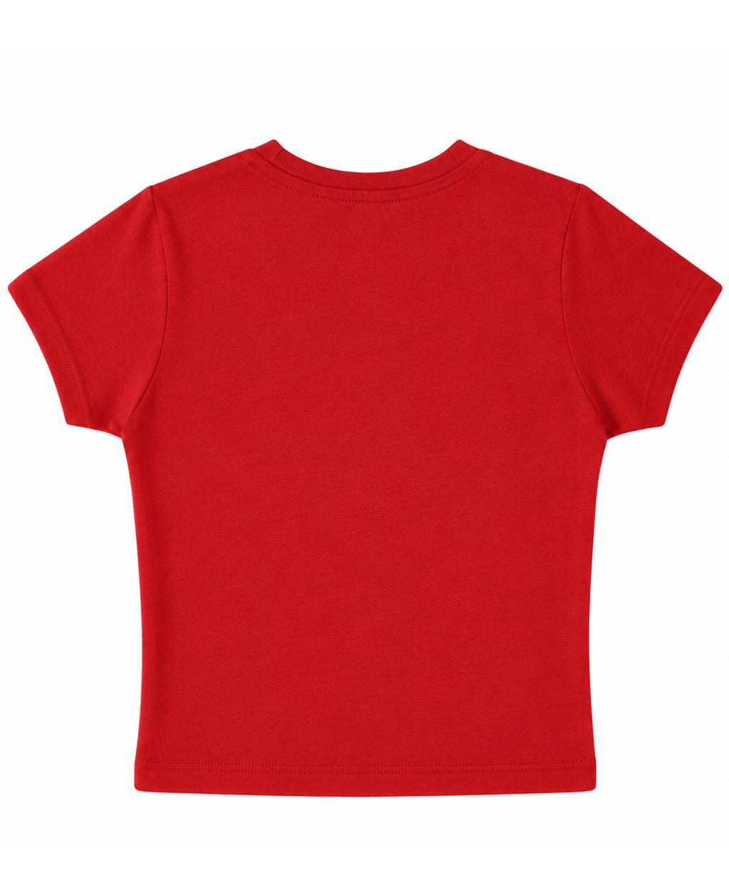 Red Baby Tee Back Design