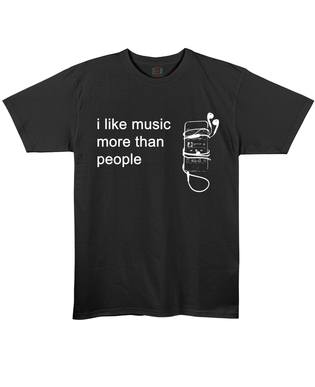 I like music more than people